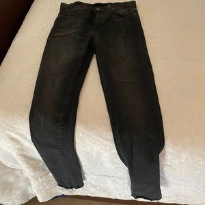 Black distressed Joe’s jeans